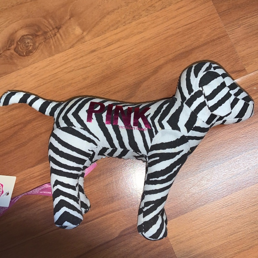 NWT PINK by Victoria’s Secret Zebra Print Dog - Picture 2 of 11